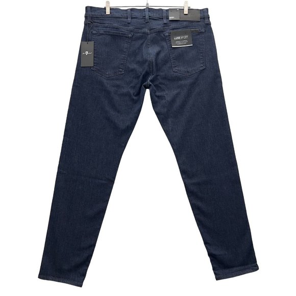 7 FOR ALL MANKIND Mens Luxe Sport Paxtyn Skinny Denim Jeans Sz 40 Blue NWT. 0065 - Picture 14 of 14